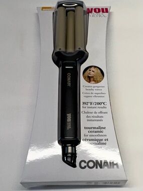 NWT Conair You Wave Ultra 3-Barrel Styler | Mermaid Beachy Waves